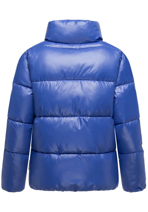 Chaqueta de invierno Marikoo Hazalee para mujer estilo puffer con acabado brillante - Image 3