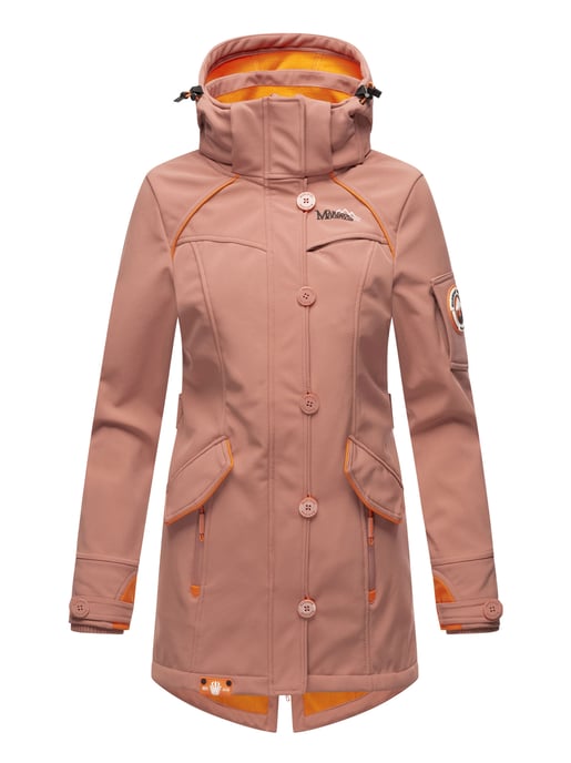 Marikoo chaqueta softshell mujer – Soulinaa, impermeable con capucha desmontable - Image 2