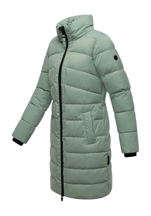Abrigo de invierno Marikoo Kaltnäschen para mujer con capucha desmontable - Image 2