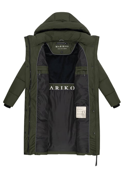 Abrigo acolchado de invierno Marikoo Chumanii XVI para mujer con bolsillos magnéticos - Image 4