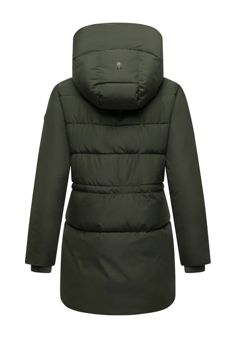 Chaqueta de invierno Marikoo Delilah para mujer con forro polar y cintura ajustable - Image 3