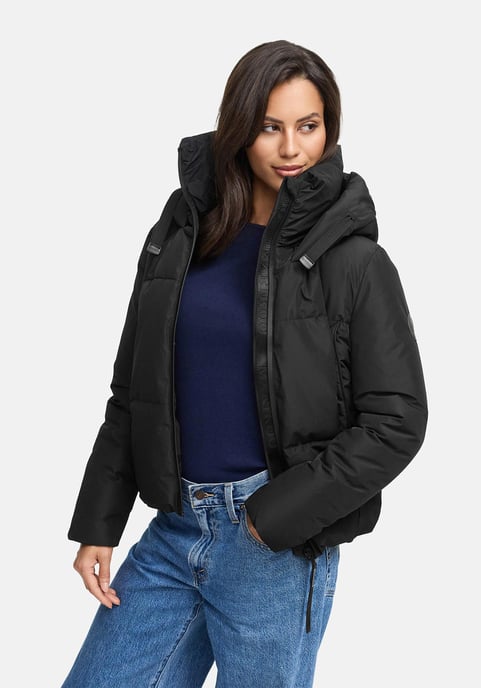 Chaqueta de invierno Marikoo Ninikaa para mujer con capucha y forro polar - Image 6