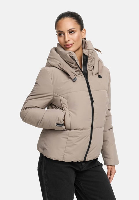 Chaqueta de invierno Marikoo Ninikaa para mujer con capucha y forro polar - Image 5