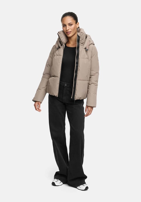 Chaqueta de invierno Marikoo Ninikaa para mujer con capucha y forro polar - Image 6