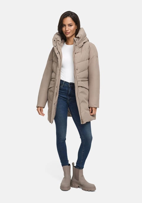 Chaqueta de invierno Marikoo Delilah para mujer con forro polar y cintura ajustable - Image 5