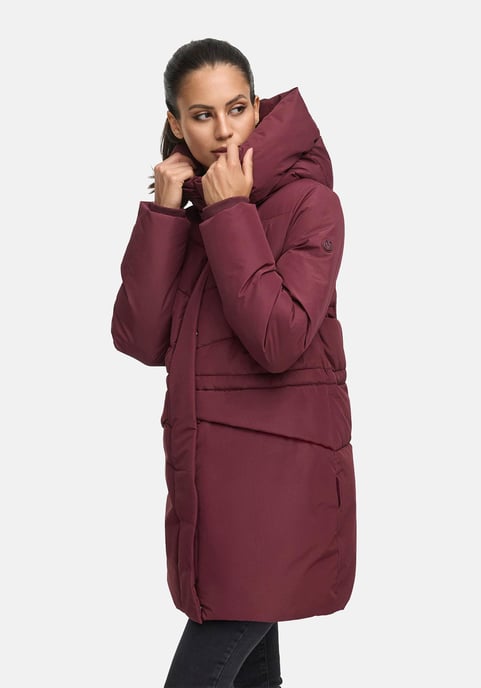 Chaqueta de invierno Marikoo Delilah para mujer con forro polar y cintura ajustable - Image 5