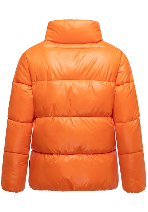 Chaqueta de invierno Marikoo Hazalee para mujer estilo puffer con acabado brillante - Image 3