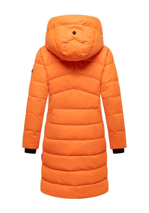 Abrigo de invierno Marikoo Kaltnäschen para mujer con capucha desmontable - Image 3