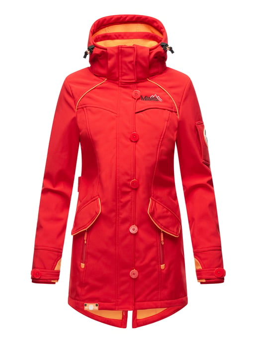 Marikoo chaqueta softshell mujer – Soulinaa, impermeable con capucha desmontable - Image 2