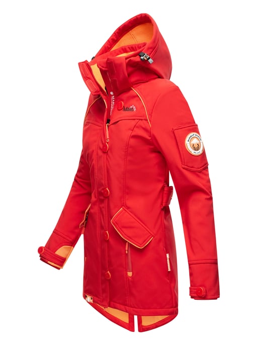 Marikoo chaqueta softshell mujer – Soulinaa, impermeable con capucha desmontable - Image 3