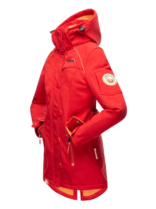 Marikoo chaqueta softshell mujer – Soulinaa, impermeable con capucha desmontable - Image 4