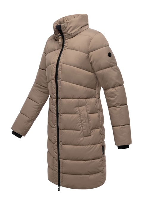 Abrigo de invierno Marikoo Kaltnäschen para mujer con capucha desmontable - Image 2