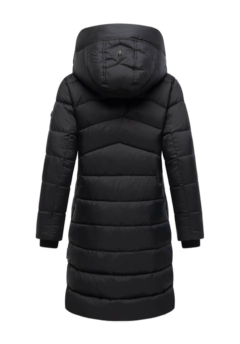 Abrigo de invierno Marikoo Kaltnäschen para mujer con capucha desmontable - Image 3