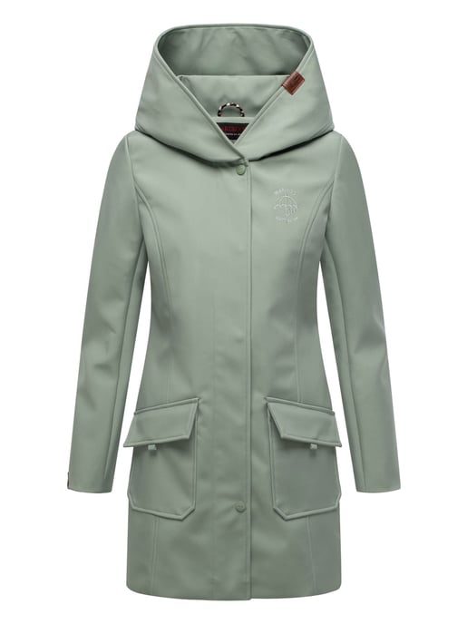 Marikoo chaqueta softshell mujer – Mayleen impermeable con capucha - Image 2