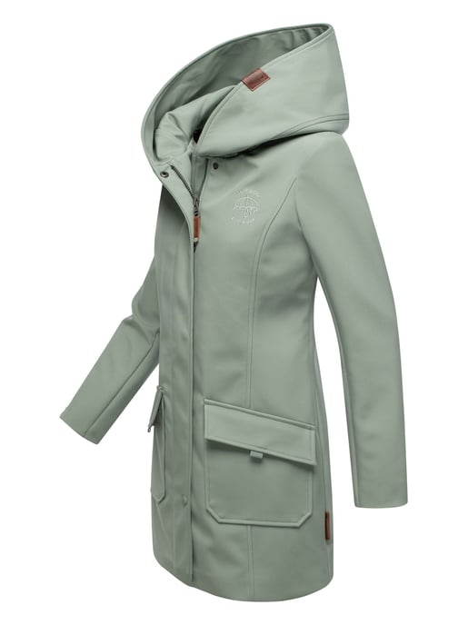 Marikoo chaqueta softshell mujer – Mayleen impermeable con capucha - Image 3