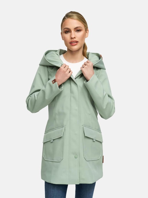 Marikoo chaqueta softshell mujer – Mayleen impermeable con capucha - Image 5