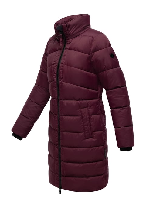 Abrigo de invierno Marikoo Kaltnäschen para mujer con capucha desmontable - Image 2