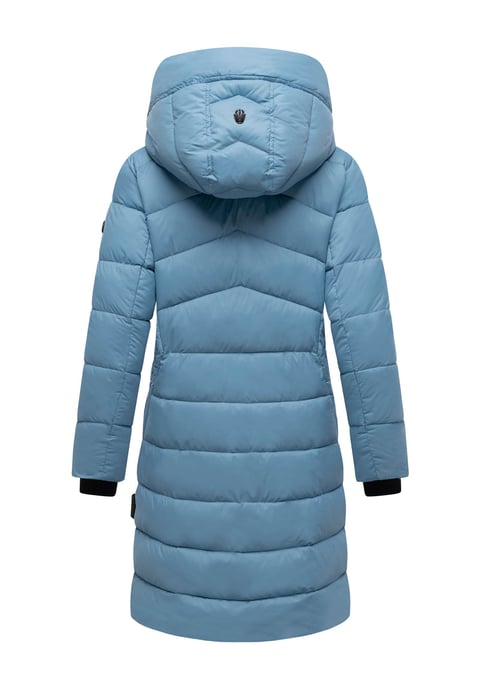 Abrigo de invierno Marikoo Kaltnäschen para mujer con capucha desmontable - Image 2