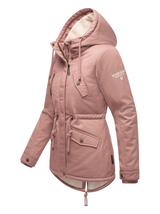 Chaqueta de invierno Marikoo Manolya para mujer con exterior de algodón y forro de borreguito - Image 3