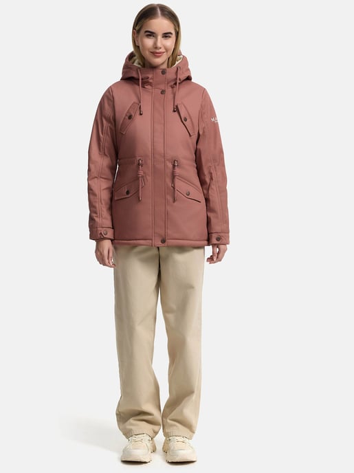 Chaqueta de invierno Marikoo Manolya para mujer con exterior de algodón y forro de borreguito - Image 6