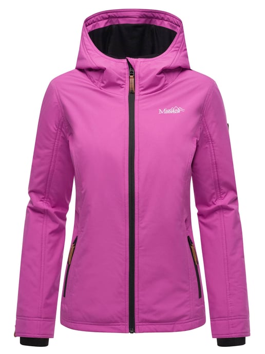 Marikoo Chaqueta ligera entretiempo mujer resistente al agua y al viento con capucha lila lily - Image 2