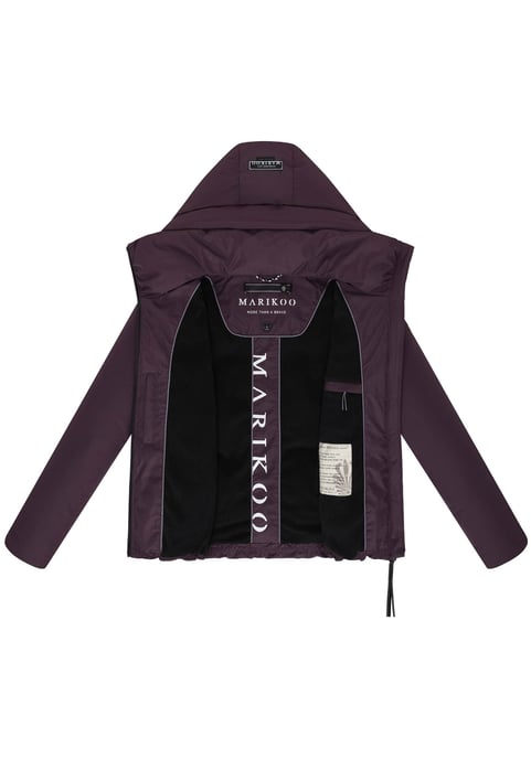 Chaqueta de invierno Marikoo Ninikaa para mujer con capucha y forro polar - Image 4