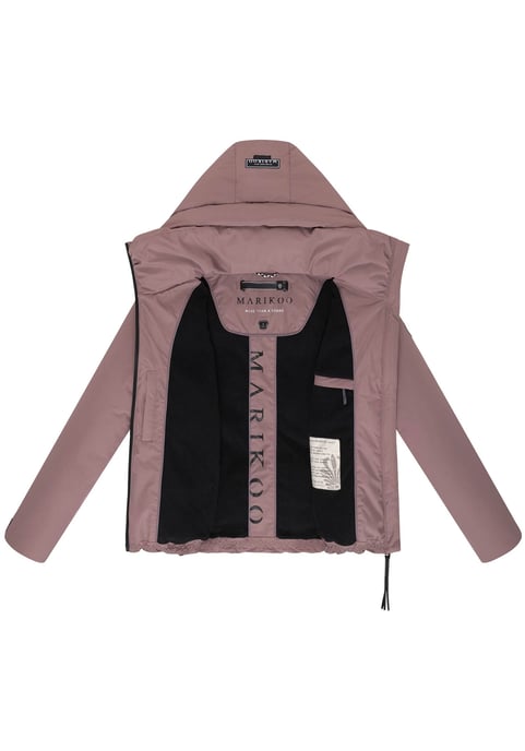 Chaqueta de invierno Marikoo Ninikaa para mujer con capucha y forro polar - Image 4