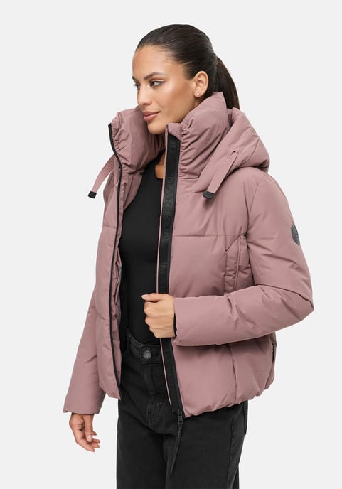 Chaqueta de invierno Marikoo Ninikaa para mujer con capucha y forro polar - Image 6