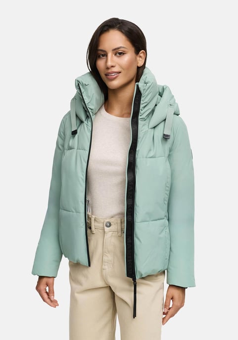 Chaqueta de invierno Marikoo Ninikaa para mujer con capucha y forro polar - Image 6