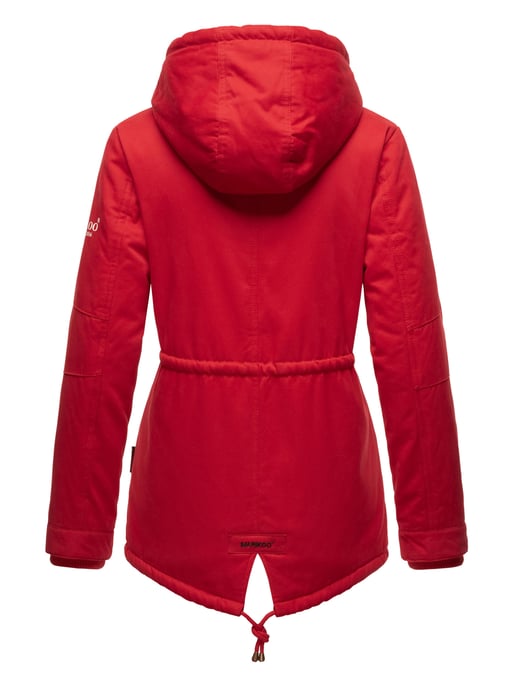 Chaqueta de invierno Marikoo Manolya para mujer con exterior de algodón y forro de borreguito - Image 5