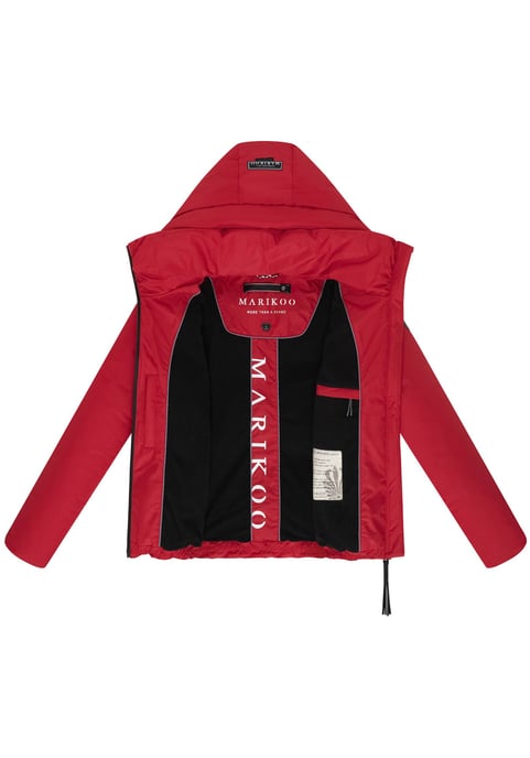 Chaqueta de invierno Marikoo Ninikaa para mujer con capucha y forro polar - Image 4