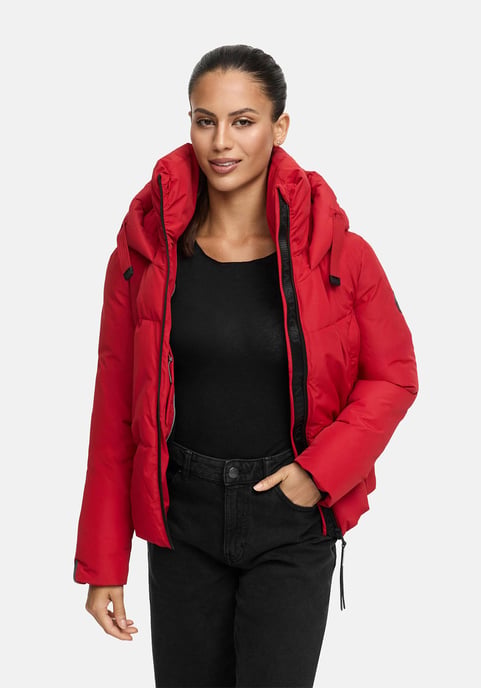 Chaqueta de invierno Marikoo Ninikaa para mujer con capucha y forro polar - Image 6