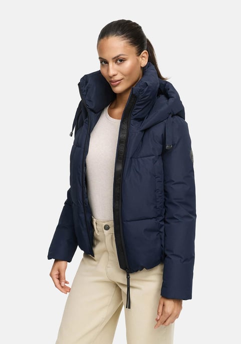 Chaqueta de invierno Marikoo Ninikaa para mujer con capucha y forro polar - Image 6
