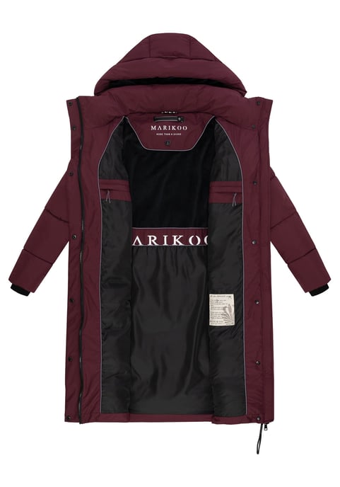 Abrigo acolchado de invierno Marikoo Chumanii XVI para mujer con bolsillos magnéticos - Image 4