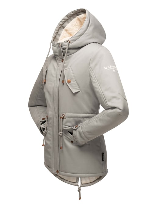 Chaqueta de invierno Marikoo Manolya para mujer con exterior de algodón y forro de borreguito - Image 4