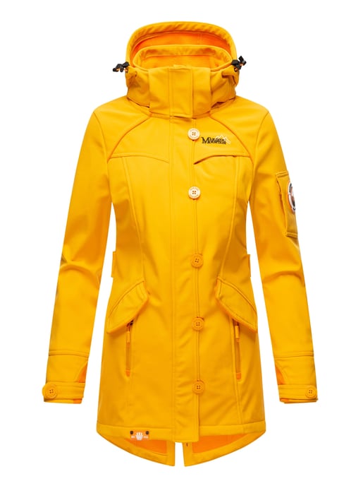 Marikoo chaqueta softshell mujer – Soulinaa, impermeable con capucha desmontable - Image 2