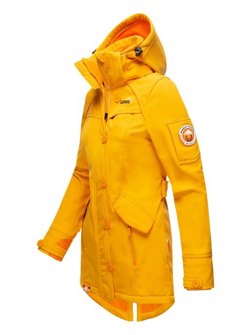 Marikoo chaqueta softshell mujer – Soulinaa, impermeable con capucha desmontable - Image 3