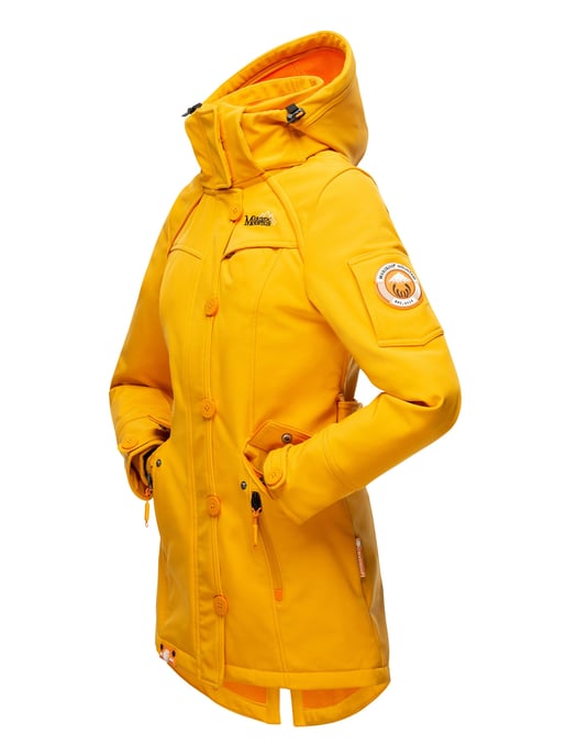 Marikoo chaqueta softshell mujer – Soulinaa, impermeable con capucha desmontable - Image 4