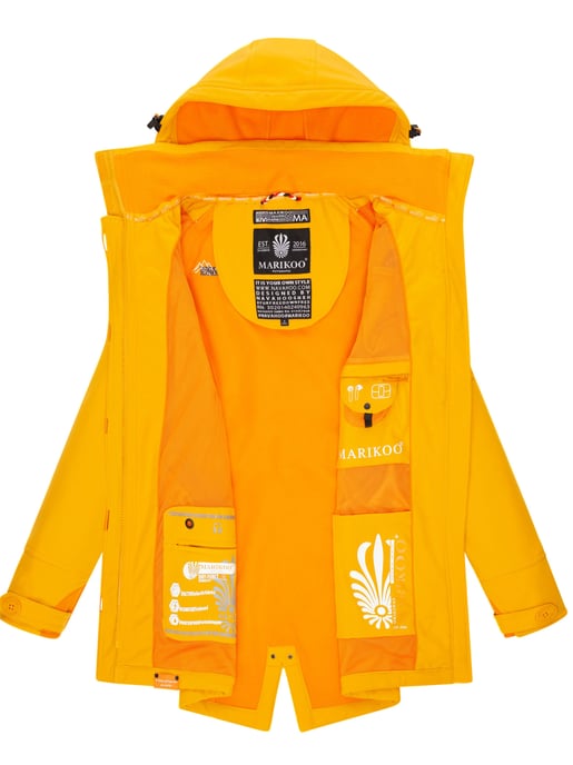 Marikoo chaqueta softshell mujer – Soulinaa, impermeable con capucha desmontable - Image 6