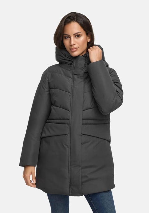 Chaqueta de invierno Marikoo Delilah para mujer con forro polar y cintura ajustable - Image 5