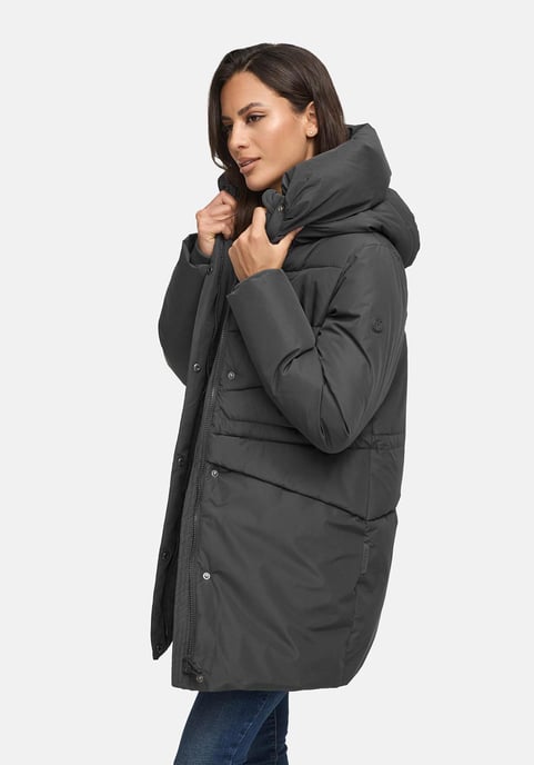Chaqueta de invierno Marikoo Delilah para mujer con forro polar y cintura ajustable - Image 6
