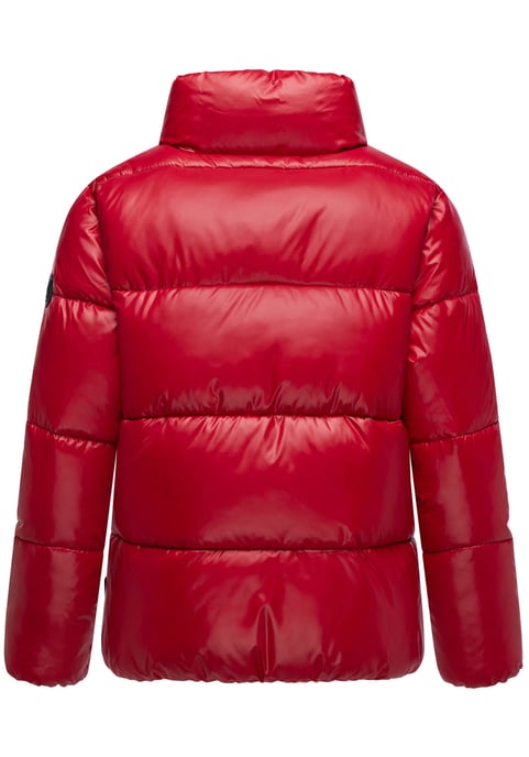 Chaqueta de invierno Marikoo Hazalee para mujer estilo puffer con acabado brillante - Image 3