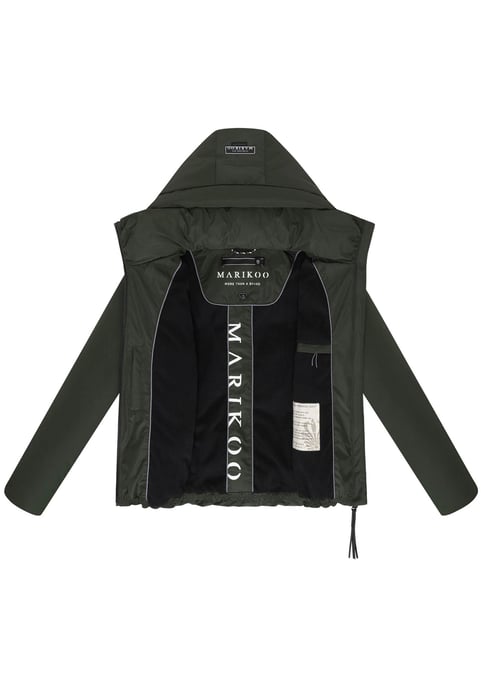 Chaqueta de invierno Marikoo Ninikaa para mujer con capucha y forro polar - Image 4