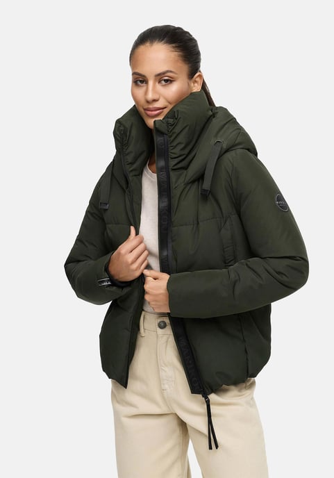 Chaqueta de invierno Marikoo Ninikaa para mujer con capucha y forro polar - Image 6