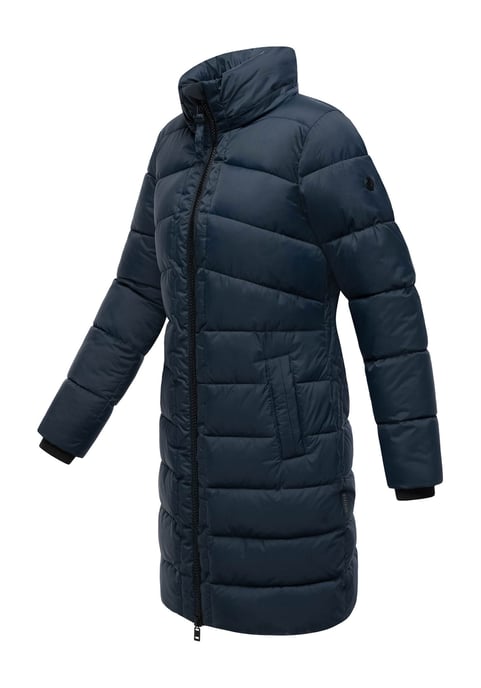 Abrigo de invierno Marikoo Kaltnäschen para mujer con capucha desmontable - Image 2