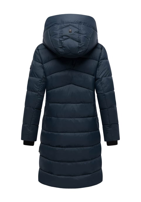 Abrigo de invierno Marikoo Kaltnäschen para mujer con capucha desmontable - Image 3