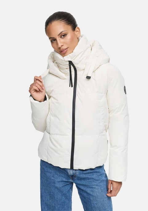 Chaqueta de invierno Marikoo Ninikaa para mujer con capucha y forro polar - Image 5