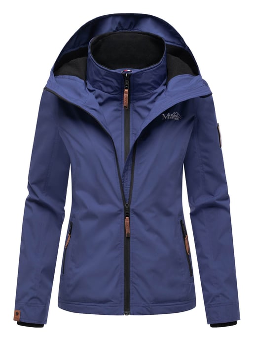 Chaqueta de entretiempo Marikoo Erdbeere para mujer con doble cuello y forro polar - Image 2