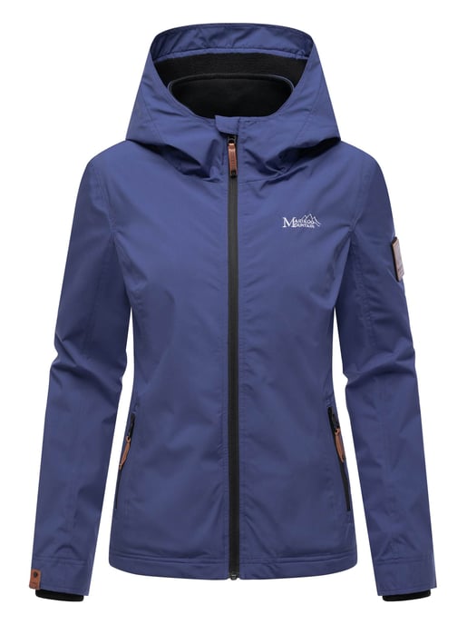 Chaqueta de entretiempo Marikoo Erdbeere para mujer con doble cuello y forro polar - Image 3