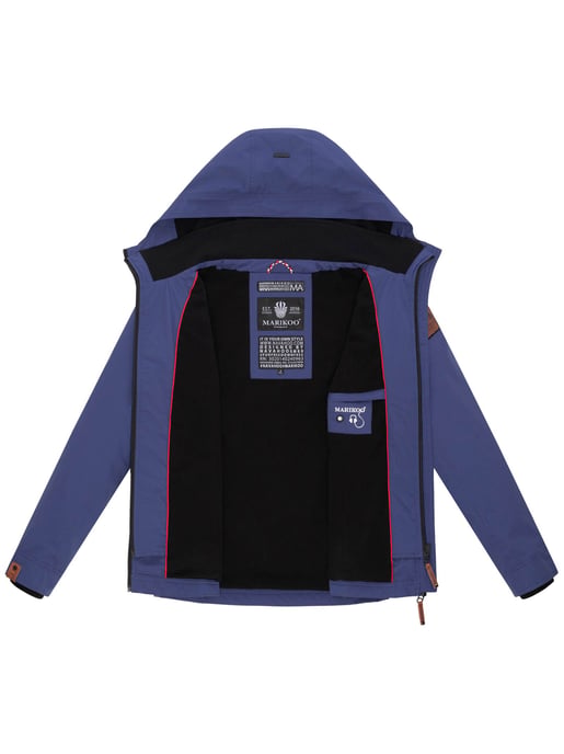 Chaqueta de entretiempo Marikoo Erdbeere para mujer con doble cuello y forro polar - Image 6